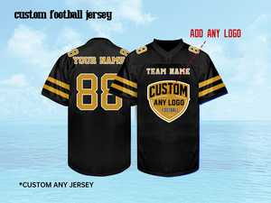Custom 2025 Sublimation American Football Wear Uniforms Fully Customization Embroidery American Football Jerseys - Product Image 4