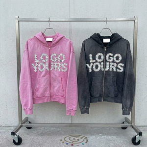 Sudaderas con capucha y cordón para hombre al por mayor, de primera calidad, transpirables, con bajo MOQ, sudaderas con cremallera para adultos - Product Image 5