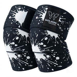 Bandes de soutien pour poignets personnalisées, respirantes, en néoprène, protection professionnelle avec boucle pour la musculation, la gym et l'entraînement sportif - Product Image 1
