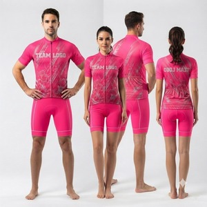 Custom Cycling Uniform Set for Men Women Breathable Road Bike Jersey and <b>Padded</b> Shorts with Sublimation Printing - Product Image 6