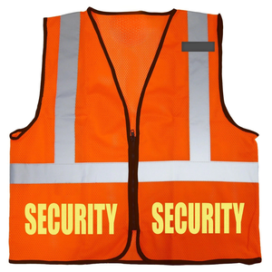 Chaleco de Seguridad Reflectante Naranja Unisex para Todas las Estaciones, Uniforme de Guardia, Chaqueta de Alta Visibilidad, Daizha Sports DS-9446 - Product Image 1