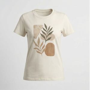 New Arrival Women's Office Wear Shirt Spring Autumn Fashion Trendy Print Casual Ladies Dress 240gsm 100% Cotton Satin <b>Sequin</b> - Product Image 1