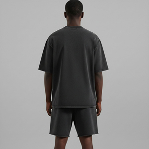 Novedad 2026: Ropa Casual de Verano, Estilo Urbano, Logotipo Personalizado con Impresión DTF, 100% Algodón, Ecológico, Transpirable, Hip Hop para Hombre - Product Image 4
