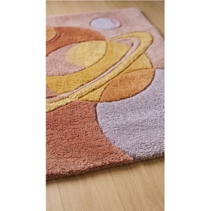 Alfombra de Lana Premium Hecha a Mano por Diseñadores, para Decoración del Hogar Contemporáneo y Proyectos de Estilismo de Interiores a Precio de Mayoreo - Product Image 1