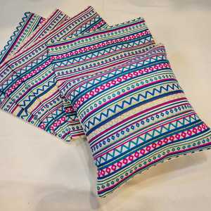ปลอกหมอนอิงผ้าลินินสไตล์โบโฮ ขนาด 18x18 นิ้ว ลายทาง ตกแต่ง ถอดซักได้ - Product Image 6