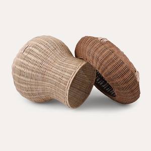 Cesta de almacenamiento de ratán tejida natural para decoración de dormitorio infantil, cestas organizadoras decorativas - Product Image 6