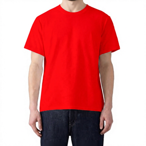 T-shirt décontracté pour homme, blanc, col rond, manches courtes, 100 % coton, sportif, écologique, séchage rapide, respirant, coupe ample, imprimé jersey - Product Image 2