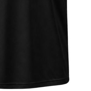 Camiseta Deportiva con Cuello en V y Escudo Bordado de Black Jack & Jill, Manga Corta, Franja Blanca, Uniforme Deportivo para Equipo - Product Image 6