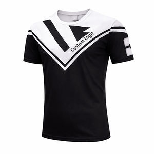 เสื้อยืดแขนสั้นทรงปกติ 180 กรัม ระบายอากาศ แห้งเร็ว ขอบแขนแบบริบ  รับสกรีนโลโก้ตามสั่งสำหรับผู้ชาย - Product Image 1