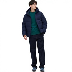 Veste d'hiver pour homme de haute qualité, personnalisable, légère, en polyester, design slim, fermeture éclair, veste matelassée pour l'extérieur - Product Image 4