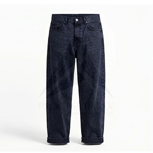 Mens Baggy Jeans Acid Wash Denim Oversized Fit Loose Streetwear Vintage Washed Casual Wear Modern Fashion Apparel - Product Image 1