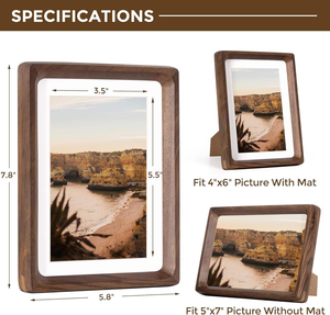 High Quality MDF Wooden <b>Photo</b> <b>Frames</b> 5x7 <b>6x8</b> 8x10 Inch A4 Design Simple Wall Hanging Tabletop Display Hot Sale - Product Image 3