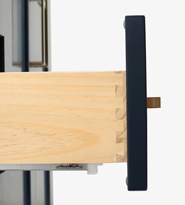 Meuble sous-vasque de salle de bain Quartus 36 pouces à étiquette privée, avec vasque décalée à droite, 4 options de finition, vente en gros, usine du Vietnam - Product Image 6