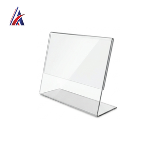 Support de table en acrylique en forme de L pour affichage de menu, brochure, cadre d'affichage A4 – Fabricant de qualité, OEM, meilleur fournisseur B2B - Product Image 3