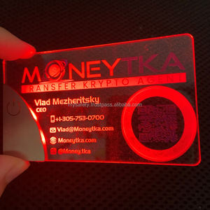 Cartes promotionnelles de remerciement de luxe en PVC personnalisées avec LED, NFC, impression UV, numériques, 2026, nouvelle génération, alimentées par batterie, avec pavé tactile - Product Image 6