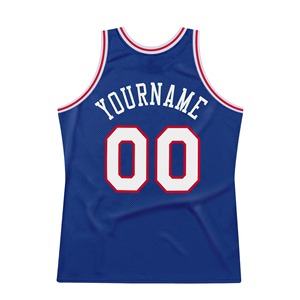Camiseta de Baloncesto Deportiva Personalizada con Sublimación Completa, Rayas Blancas y Negras, Rojo-Blanco, Auténtica, Bsci, Venta al Por Mayor - Product Image 2