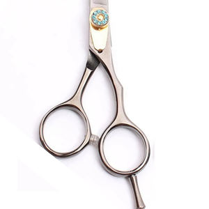 Ciseaux à cheveux en acier inoxydable pour coiffeur, avec poignée, logo personnalisé, haute qualité, prix abordable - Product Image 3