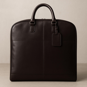 Bolsa de Viaje de Lujo para Trajes, de Cuero Genuino, Resistente, Informal, con Marca Personalizada, para Regalo Corporativo - Product Image 5