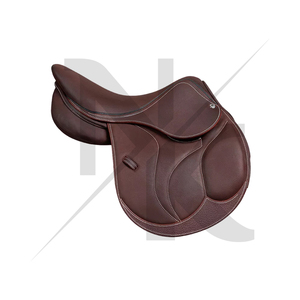 Silla de montar inglesa de calidad premium, duradera, de cuero genuino, de contacto estrecho, productos de carreras de caballos ingleses de la India. - Product Image 2