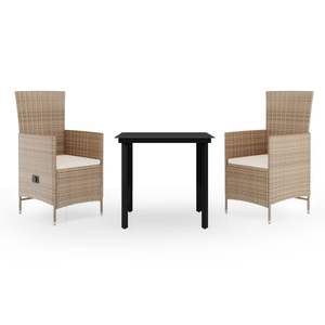 Conjunto de Comedor para Jardín en Color Beige - Product Image 2