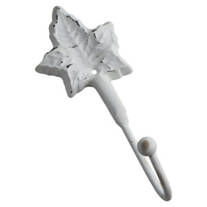 White Leaf Shaped Cloths Hanging <b>Hooks</b> Best for Home Decor Entryway and Wall Decoration Modern Design Towel <b>Hooks</b> - Product Image 4