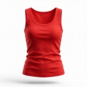 Débardeur en coton tricoté 100% écologique, respirant, couleur unie, décontracté, col rond, pour femme, design personnalisé de BD - Product Image 6