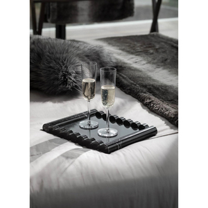 Handmade Antique Shape Pure <b>Marble</b> <b>Tray</b> Polished Stone Black Color Composite <b>Marble</b> for Home Hotel Wedding Food Serving <b>Tray</b> - Product Image 3