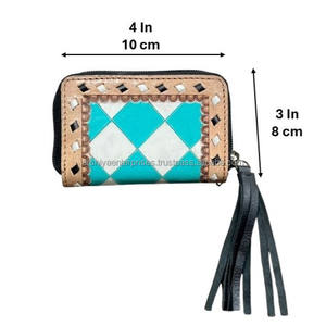 Célèbre Designer Marque En Cuir Coin Sac À Carreaux En Cuir Taille Porte-clés Sac Portefeuille Portable Porte-Monnaie Avec Fermeture Éclair Écouteur Sac - Product Image 2