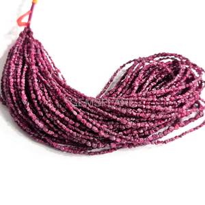 Cuentas de diamante rosa natural, pequeñas cuentas de diamante rosa sin cortar de 2-3.5MM, cuentas de diamante en bruto, pepitas de diamante para la fabricación de joyas. - Product Image 1
