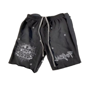 French Terry Sun Faded Bonne Qualité Hommes Short French Terry Short 100% coton lavé à l'acide tenue décontracté - Product Image 4