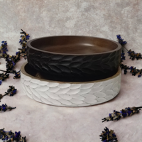 Ensemble indien de cuillère de bol de service de salade en bois de manguier antique de luxe sculpté à la main table écologique pour la fête à la maison ferme unique