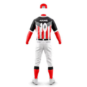 Uniforme de baseball durable et sportif, maillot et pantalon personnalisés avec logo d'équipe, vêtements de sport respirants pour les compétitions. - Product Image 3