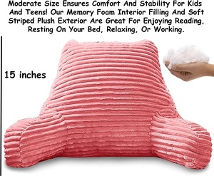 OEM Custom Factory Soft <b>Reading</b> Bed Rest <b>Pillow</b> Comfortable Back Rest for Hotels - Product Image 5