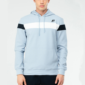 เสื้อฮู้ดดี้ผู้ชายพรีเมียมแบบตัดต่อสี  ทรงโอเวอร์ไซส์ ผ้าฟลีซนุ่ม สไตล์สตรีทแวร์ ไหล่ตก  ลำลอง  รับผลิตแบบ OEM ODM จากโรงงาน - Product Image 3