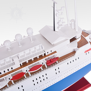 Modèle de grand paquebot de croisière peint à la main, représentant la Reine Elizabeth II, modèle réduit de navire de luxe, décoration, 104Lx15.24Wx35H cm - Product Image 3
