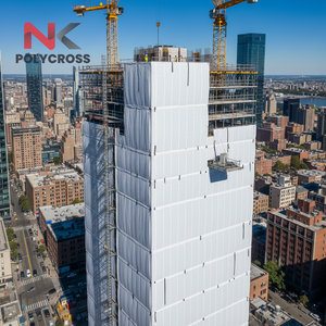 Lona de Andamio Reforzada de Alta Resistencia para la Seguridad de los Trabajadores y Protección de Materiales, Cubierta de Red de Andamio de HDPE Resistente a los Rayos UV - Product Image 4