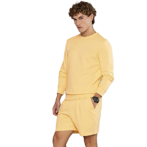 Mens Lightweight Crew <b>Neck</b> T Shirt and Shorts Set Athletic Casual Outfit for Gym Running Workout Training Summer <b>Travel</b> - Product Image 2
