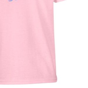เสื้อยืดคอกลมแขนสั้นสีชมพูสำหรับวัยรุ่นพร้อมดีไซน์กราฟิกสำหรับใส่ไปโรงเรียนทุกวัน สวมใส่สบาย - Product Image 6