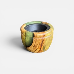 Luxury Wood Resin Incense Bakhoor Burner with Elegant Decorative Accents Handmade Arabic Mabkhara for Oud Fragrance <b>Home</b> Decor - Product Image 4