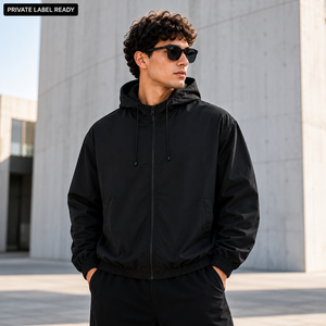 Sweat à capuche zippé intégral premium pour homme 2025/2026 – Coton/Polyester uni, doux, chaud, élégant, léger, séchage rapide, tissu respirant pour l'hiver - Product Image 3