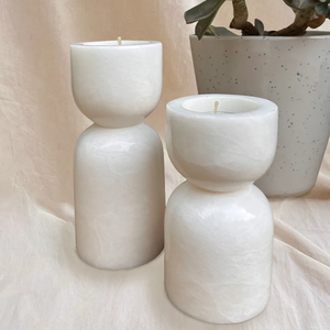 Natural <b>Marble</b> High Quality Tea Light Holder Round Stone <b>Candle</b> Stand For Home Decoration Use With Wholesale Price - Product Image 4