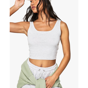 Hot Sale <b>Sexy</b> Regular Fit 2 Piece Shorts <b>Set</b> Biker Crop Top 100%Cotton Sweatpants Breathable Sports Outfit Women Activewear - Product Image 3