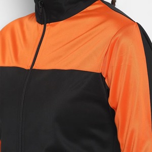 Ensemble de survêtement confortable de haute qualité pour femmes, style automne-hiver, pantalon de survêtement, ensemble pantalon-veste en tricot color block, survêtement éco-responsable - Product Image 5