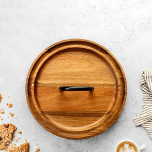 Élégant présentoir en bois à 3 niveaux pour cupcakes, pâtisseries, desserts, bonbons et collations de fête, au style rustique naturel - Product Image 6