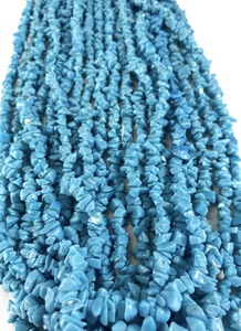 Pépites de turquoise naturelle brutes non taillées, perles de pierres précieuses en vrac |   Perles de turquoise en vrac pour la fabrication de bijoux - Product Image 2