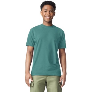 Camiseta personalizada 100% algodón, 180 GSM, manga corta, color liso, ropa casual, cuello redondo, teñido liso, proveedor de Bangladesh. - Product Image 6
