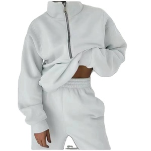 ชุดวอร์มสำหรับผู้หญิงชุดออกกำลังกายสำหรับ2026ชุดวอร์มสำหรับผู้หญิงมีซิปขนาดใหญ่พิเศษทำจากโพลีเอสเตอร์ออกแบบได้ตามต้องการ - Product Image 5