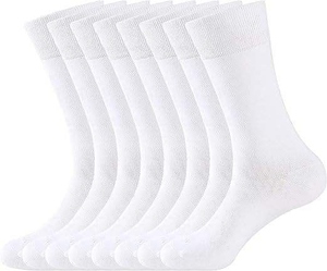 Men's Crew <b>Socks</b> Striped Cotton Spandex Knitted <b>Breathable</b> Regular Style Daily Wear Spring Season Standard Thickness - Product Image 5