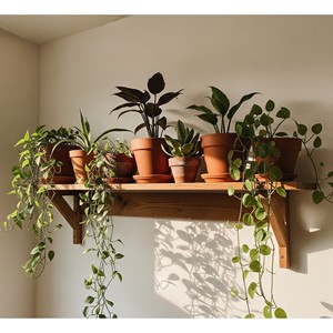 Estante de Pared en Cascada de Madera Reciclada Natural - Venta al por Mayor B2B - Product Image 4