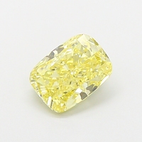 Diamantes CUSHION Cultivados en Laboratorio al por Mayor, de 1.00-1.10 Quilates, Color AMARILLO FANCY INTENSE, Claridad VS 2, Ideales para Anillos y Colgantes